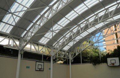 Cubierta Colegio Mercedes Marin